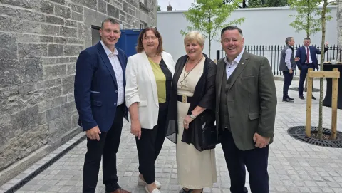 Pictured: Councillor Ivan Canning,  Senator Anne Rabbitte, Carmel Ormond Discover Lough Derg Tourism officer, Dick Ridge local businessman