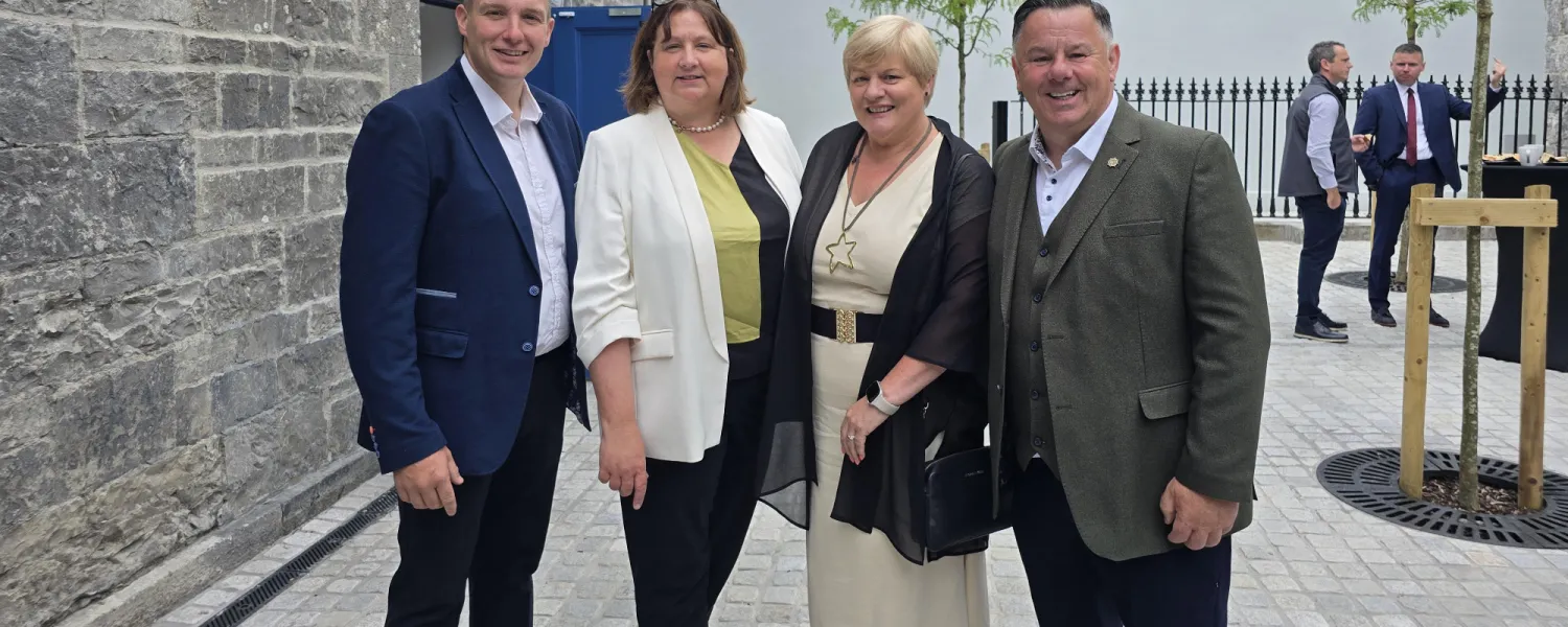 Pictured: Councillor Ivan Canning,  Senator Anne Rabbitte, Carmel Ormond Discover Lough Derg Tourism officer, Dick Ridge local businessman